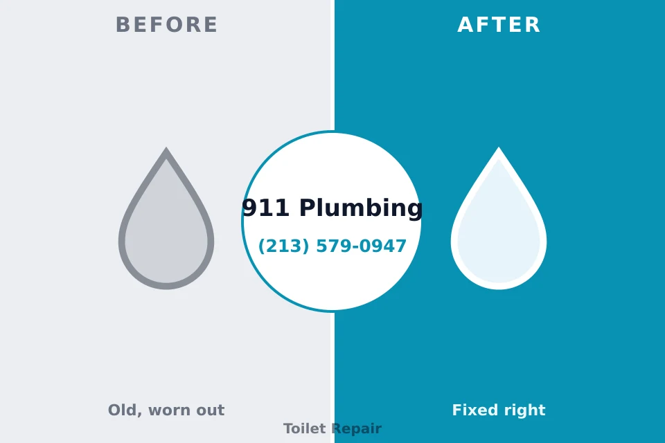 Before and after: plumbing repair Centerville, TX